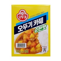 오뚜기 카레 과립형 순한맛, 100g, 5개