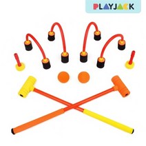 플레이잭 폼 게이트볼 세트 2인 공놀이 실내놀이터