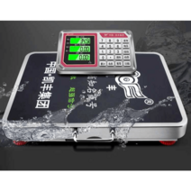 물류창고 전자저울 600kg 고중량 배대지 고정밀 측정, 무선 벽 관통 600kg 50x60 스틸버튼