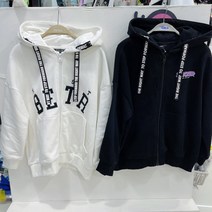 [더데이걸] 박시 레터 후드 집업 TGJM22102