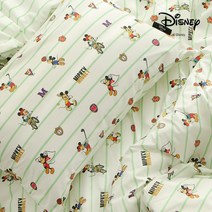 아망떼x디즈니 플레이타임 미키 60수 고밀도 겹 베개커버40x60, 40x60