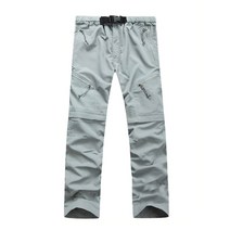 Jacksanqi 남성용 빠른 건조 분리형 하이킹 바지 야외 스포츠 여름 캠핑 트레킹 낚시 반바지 통기성 천 ra068