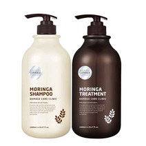 [코팡스] 데미지케어 클리닉 모링가 샴푸1000ml+트리트먼트1000ml