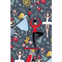 Wide Ruled Notebook: Enchanting Illustrations Claras Flight Nutcracker Journal Ballet Tracker Repeat