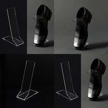 아크릴 구두 진열대 아크릴책진열대 악세사리가판대 ㄷ받침대 아크릴머리띠진열대 2단머리띠정리대 아크릴귀걸