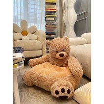곰돌이 소파 캐릭터 쇼파 아이방 원룸 자취 좌식소파, 곰 A