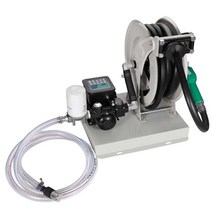 전동오일펌프 모터 디젤 급유기 등유 기름 주유기, 24V 가솔린 계량 방폭 펌프 자동 릴