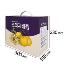 건강즙 건강원 과일 플라스틱손잡이 도라지배즙 즙박스 즙포장박스 50장(100ml/60포)