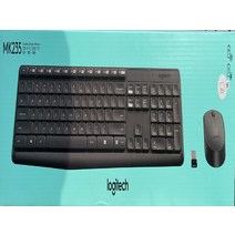 큐밸 큐밸리 로지텍 MK235 풀사이즈 강화 무선 콤보 블랙