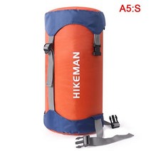 비비색 비박 텐트 백팩킹 차박용 쌕 압축 침낭 물건 자루 방수 초경량 야외 보관, 에이5