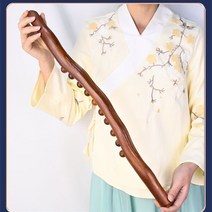 JIADA마사지바 원목 구슬 괄사 마사지기 방망이 안마기, 1개, D