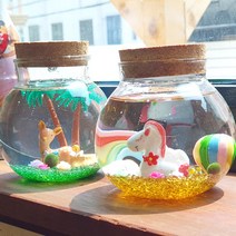 HOT 마리모 셋트 기획전 테라리움마리모 키우기, 09_마리모 원형 핑크사 소라 세트