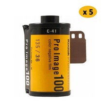 Kodak 135 필름 프로 이미지 100 전문 컬러 네거티브 35mm 36 노출 ISO 160 포맷 카메라 5 개, 01 5 Roll