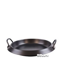 볶음 전골팬 4 size * 경질 코팅 원형 고리 양수 볶음팬 닭갈비팬 스끼야끼팬 업소용, 300, 1개