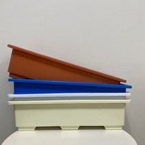 루아데코 초화박스 텃밭화분 모종심기 플라스틱 옥상 아파트 실내 베란다 텃밭상자, 갈색