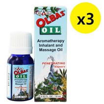 Olbas 올바스 오일 아로마테라피 호흡 마사지 오일 10ml x3병