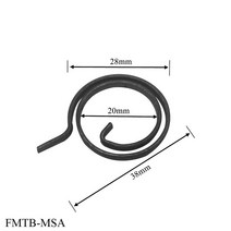 쇽스프링 용수철스프링 압축 스프링 비틀림 스프링 28mm 플랫 와이어 도어 잠금 핸들 코일 문, 01 FMTB-MSWJ_01 1PCS