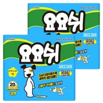 요요쉬 배변패드 대형 아카시아향 20매 X 2팩 (총 40팩)