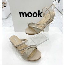 [무크] 여성 투웨이 웨지 샌들 (122524QP) 베이지