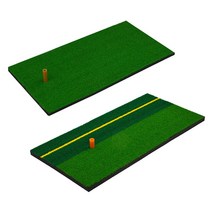 [MantaX] 골프바닥매트 고무티포함 인조잔디(30cm x 60cm) 실내 골프스윙연습, E형라인 골프바닥매트, E형