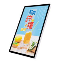 LED 전광판 LCD 광고판 레이저간판 메뉴판 벽걸이, 40X60cm 실버 에지 블랙 페이스, 1개