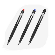 까렌다쉬 픽스펜슬 3mm HB 클래식러프 홀더샤프 각인, 레이저각인-블루캡