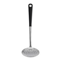 이케아 IKEA 스키머 블랙 실버 34cm 스테인리스, 1개