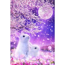 BEVERLY 비버리 M81-614 사랑을 기다리는 토끼 [직소퍼즐 마이크로 1000피스(크기:38×26cm)], 단일