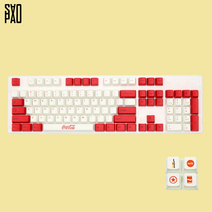 사오파오 레드코크 키캡 PBT OEM 염료승화 (108키)