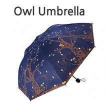 [∂LL7] 부엉이 4단우산 UV 5종 여자 수동단 동4단 단우산 4단 여성 양산_h§eEA