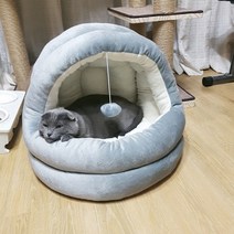 강아지 고양이 뚱땡이 방석 극세사 쿠션 겨울 호박 동굴 도넛 다이소 반려견 숨숨집 털안붙는 하우스 우주 애견