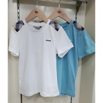 R2320T122 레노마키즈 아동남아 어깨체크배색반팔티.초등주니어 여름티