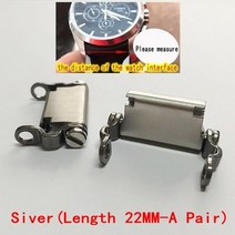 맥가이버툴LEATHERMAN-시계 링크 버클 스테인레스 스틸 다기능 도구 야외 스포츠 팔찌 액세서리 남성용, [02] LZMLJK-Siver 22MM
