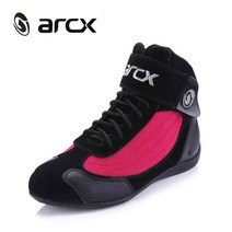 바이크 부츠 슈즈 arcx 오토바이 남자 모토 승마 여름 통기성 오토바이 신발 오토바이 헬기 크루저 투어링 발목 신발, l60053 레드, 41