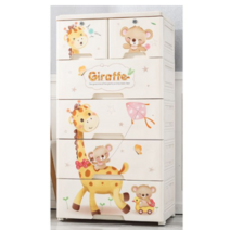 라오농MELNA 56 와이드 캐릭터 서랍장 플라스틱 수납장MJUUyyyd6011, 3#56*35*104cm