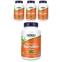 나우푸드 스피룰리나 500mg 타블렛, 500정, 4개