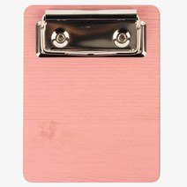 우드 영수증 메뉴 빌지 클립보드 받침 판 110 분홍