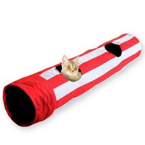 기타 바보사랑[스토어봄]펫라이프 고양이 바스락 터널 2구 레드