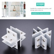 유리난간대 유리난간대 부속벽마운트 유리 클립 홀더 발코니 난간 사무실 WWO66 녹 방지 및 부식 사용, 04 T-shaped