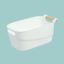 [O1R] 팬트리수납함 수납바구니 수납정리함 다용도정리함 수납보관함 정리의달인 보관바구니 인테리어수납함 팬트리바구니 소품수납함 우드손잡이 BEST 104809EA