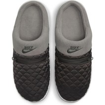 나이키 버로우 패딩 슬리퍼 퀼팅 남성 실내화 스니커즈 블랙 그레이