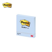3M 포스트잇 정사각 중간형 654, 크림블루, 3개