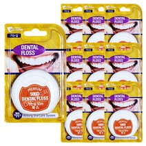 가장 얇은실 500D 보성 가는실 치실 왁스 10개