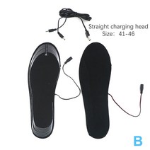 반반 전기 장판 퀸사이즈 얇은 극세사 전기요 5V USB 발을 따뜻하게 하는 가열 신발 깔창 발 온열 패드 양말 매트 겨울 야외 스포츠 난방 안창, [03] B 41-45