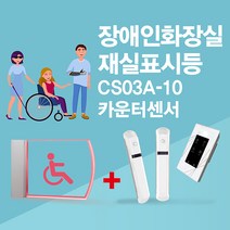 센서쟁이 CS03A-10 장애인화장실(재실)표시등+카운터센서, A-10