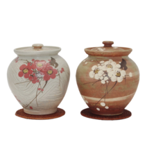 현관 소금 항아리 단지 재복 매화 풍수 소품, 1개