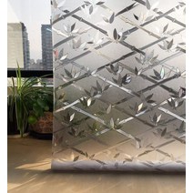 필름 사생활보호 아파트 창문 단열 시공 3D 모자이크 창 프라이버시 무지개 장식 UV 차단 열 제어 유리 스티커에 대 한 정적 접착제 집착 스테인드 데 칼, [09] 0X200 CM, [02] B