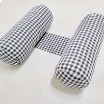 똑따기 뒤집기방지쿠션 유아 아기바디필로우 S M L XL, 벨크로타입, 체크/옐로우