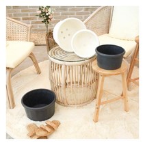 [플라팜] 화담 모둠화분 인테리어화분 낮은화분(소1호), 선택:모둠화분 소1호 아이보리