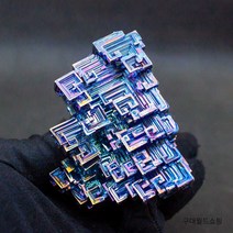 구월쇼 비스무트 천연석 석영 천연 인테리어, 골드 47X9422-41g